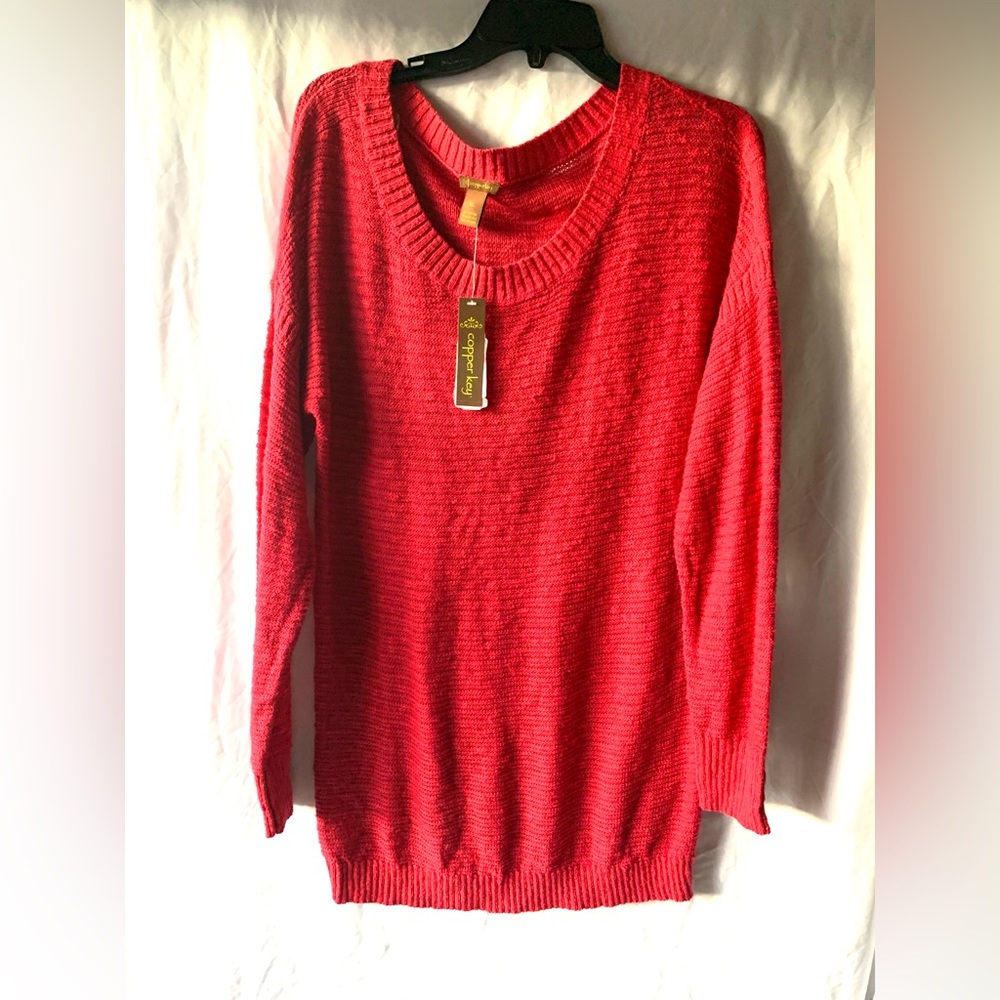 New Copper Key Sweater Pull Over Pink